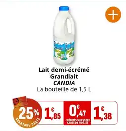 Coccinelle Express CANDIA Lait demi-écrémé Grandlait offre