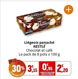 Coccinelle Express NESTLÉ Liégeois panaché offre