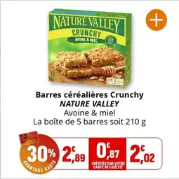 Coccinelle Express NATURE VALLEY Barres céréalières Crunchy offre