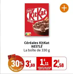 Coccinelle Express NESTLÉ Céréales KitKat offre