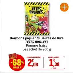 Coccinelle Express TÊTES BRÛLÉES Bonbons piquants Barres de Rire offre
