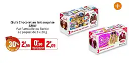 ZAINI Œufs Chocolat au lait surprise