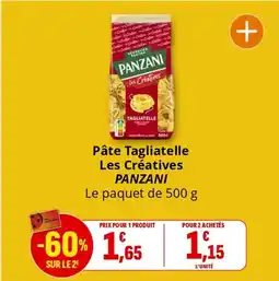 Coccinelle Express PANZANI Pâte Tagliatelle Les Créatives offre