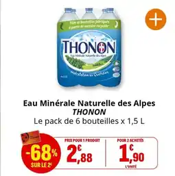 Coccinelle Express THONON Eau Minérale Naturelle des Alpes offre