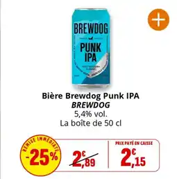IPA BREWDOG Bière Brewdog Punk