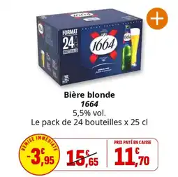 Coccinelle Express 1664 Bière blonde offre