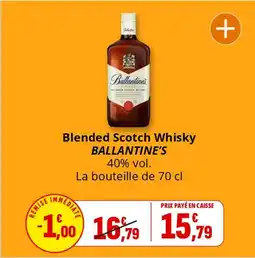 Coccinelle Express BALLANTINE'S Blended Scotch Whisky offre
