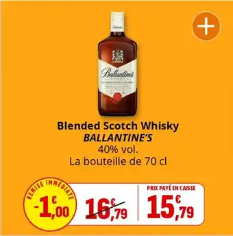 Coccinelle Express BALLANTINE'S Blended Scotch Whisky offre