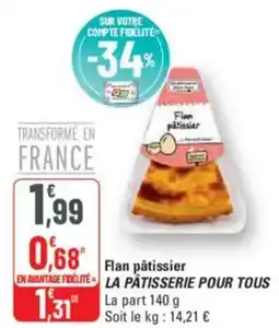 G20 LA PÂTISSERIE POUR TOUS Flan pâtissier offre