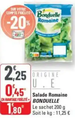 G20 BONDUELLE Salade Romaine offre