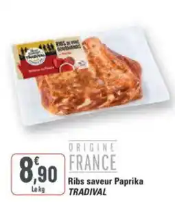 TRADIVAL Ribs saveur Paprika