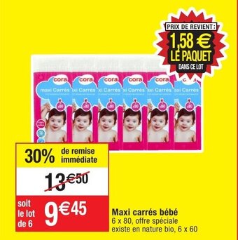 Promo Maxi Carres A Demaquiller Chez Casino Supermarches