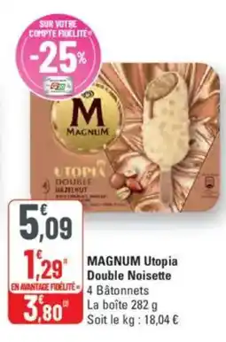 G20 MAGNUM Utopia Double Noisette offre