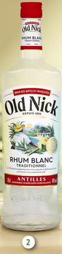 Intermarché Express Rhum blanc traditionnel old nick offre