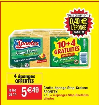 Migros Gratte-éponge stop graisse offre