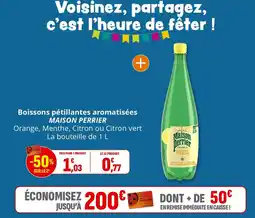 Coccinelle Supermarché Boissons pétillantes aromatisées maison perrier offre