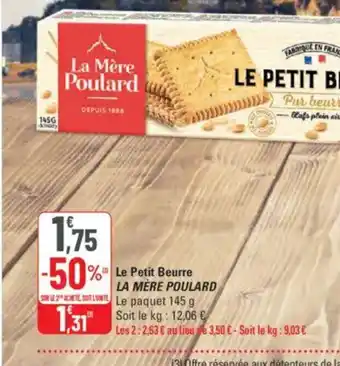 G20 LA MERE POULARD Le Petit Beurre offre