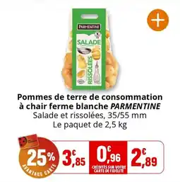 Coccinelle Supermarché Pommes de terre de consommation à chair ferme blanche parmentine offre