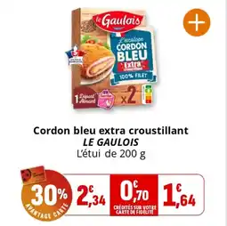 Cordon bleu extra croustillant le gaulois