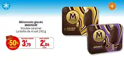 Coccinelle Supermarché Bâtonnets glacés magnum offre