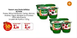 Coccinelle Supermarché Yaourt aux fruits bifidus activia offre
