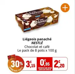 Coccinelle Supermarché Liégeois panaché nestlé offre