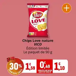 Coccinelle Supermarché Chips love nature vico offre