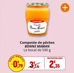 Compotée de pêches bonne maman