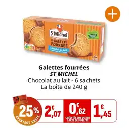 Coccinelle Supermarché Galettes fourrées st michel offre