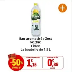 Coccinelle Supermarché Eau aromatisée zest volvic offre