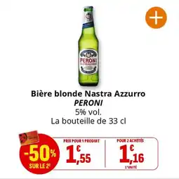 Coccinelle Supermarché Bière blonde nastra azzurro peroni offre