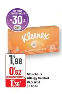 G20 KLEENEX Mouchoirs Allergy Comfort offre