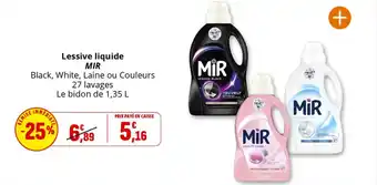 Coccinelle Supermarché Lessive liquide mir offre