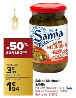 Carrefour Market Salade méchouia samia offre