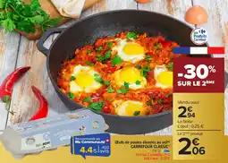Carrefour Market Œufs de poules élevées au sol carrefour classic offre