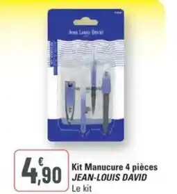 JEAN-LOUIS DAVID Kit Manucure 4 pièces