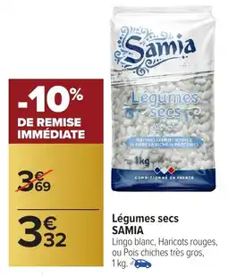 Carrefour Market Légumes secs samia offre