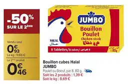 Carrefour Market Bouillon cubes halal jumbo offre