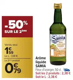 Carrefour Market Arôme liquide samia offre
