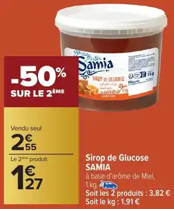 Carrefour Market Sirop de glucose samia offre