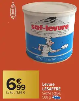 Carrefour Market Levure lesaffre offre