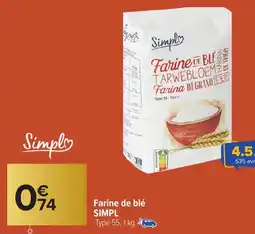 Carrefour Market Farine de blé simpl offre