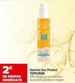 Carrefour maPara parapharmacie Gamme sun protect topicrem offre
