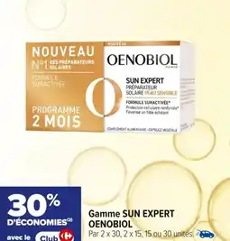 Carrefour maPara parapharmacie Gamme sun expert oenobiol offre