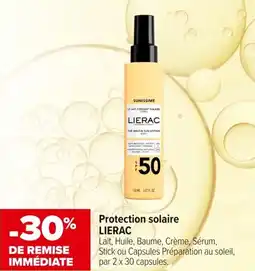 Carrefour maPara parapharmacie Protection solaire lierac offre