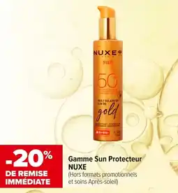 Carrefour maPara parapharmacie Gamme sun protecteur nuxe offre