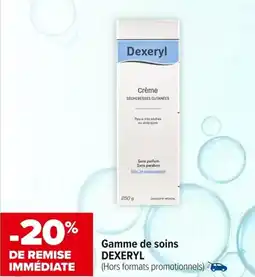 Carrefour maPara parapharmacie Gamme de soins dexeryl offre