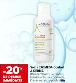 Carrefour maPara parapharmacie Soins exomega control a-derma offre
