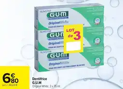 Carrefour maPara parapharmacie Dentifrice g.u.m offre