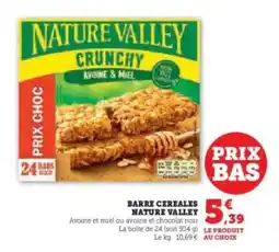 Super U Barre Céréales Nature Valley offre